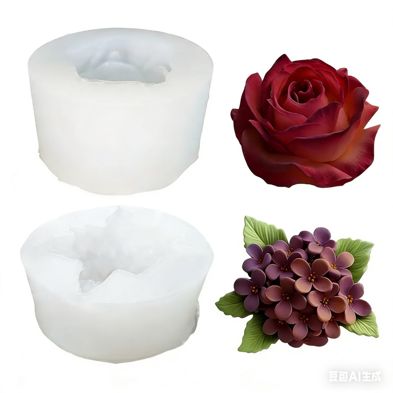 2-teiliges 3D-Silikonform-Set  – Soap Making Gifts Bewertung und Preis