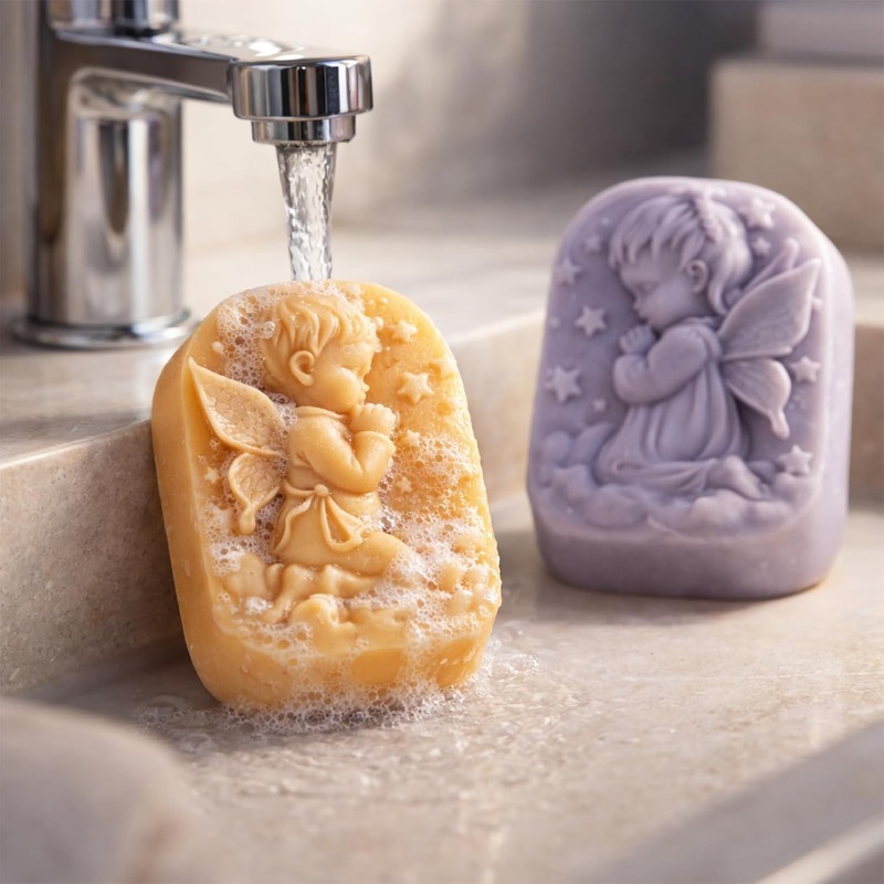 Engel-Silikonform für Seifenhe – Soap Making Kit For Beginners Bewertung und Preis